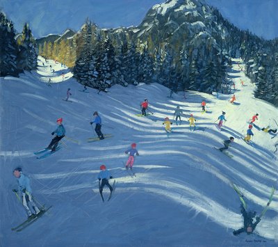 Two Ski-Slopes, 2004 by Andrew Macara